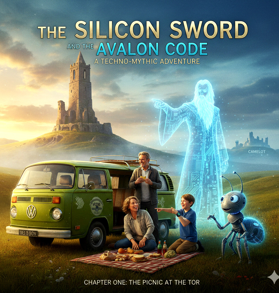 The Silicon Sword and the Avalon Code, a Watson family outing turns into a quest to unravel a warning from Merlin, the magical wizard.